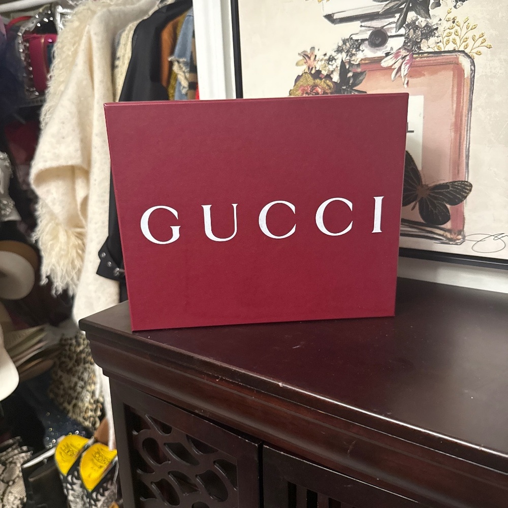 Empty Gucci box